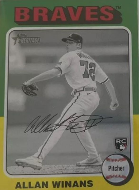 2024 Topps Heritage #432 Black & White Image Variation