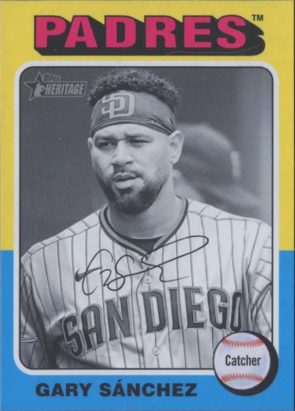 2024 Topps Heritage #11 Black & White Image Variation