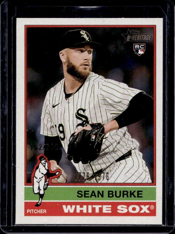 Sean Burke 2025 Topps Heritage #262 Bicentennial /200 RAW