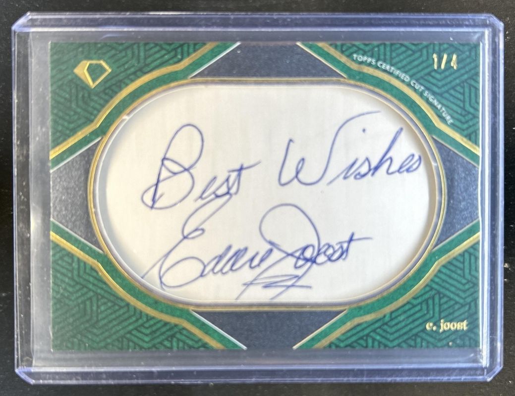 2024 Topps Diamond Icons #CS-EJ Cut Signatures /4