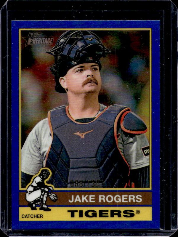 2025 Topps Heritage #151 Dark Blue Border