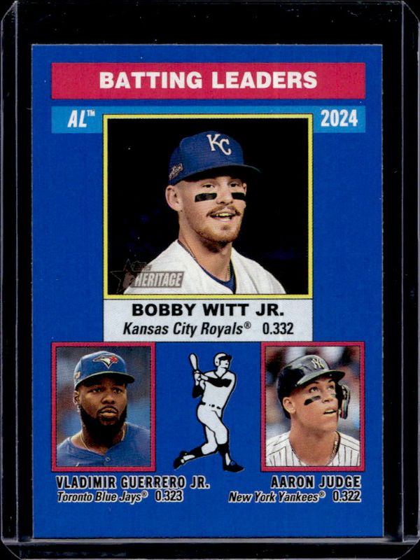 Vladimir Guerrero Jr. 2025 Topps Heritage #192 Dark Blue Border RAW