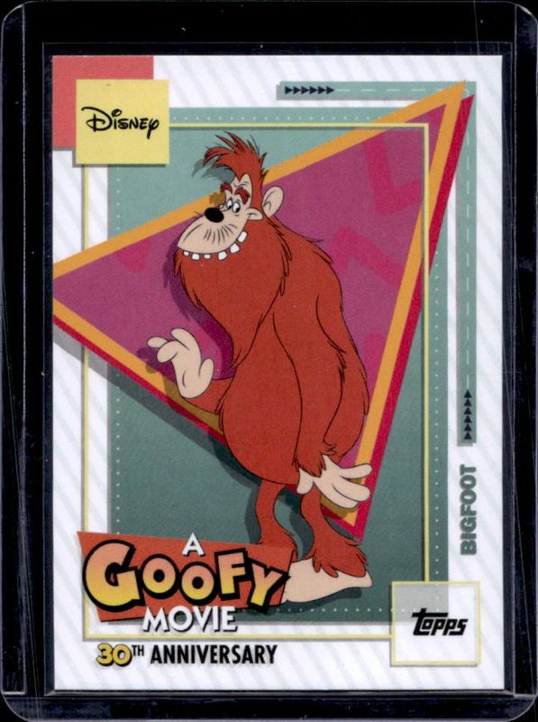 Bigfoot 2026 Topps Disney Neon #AGM-7 A Goofy Movie Price Guide