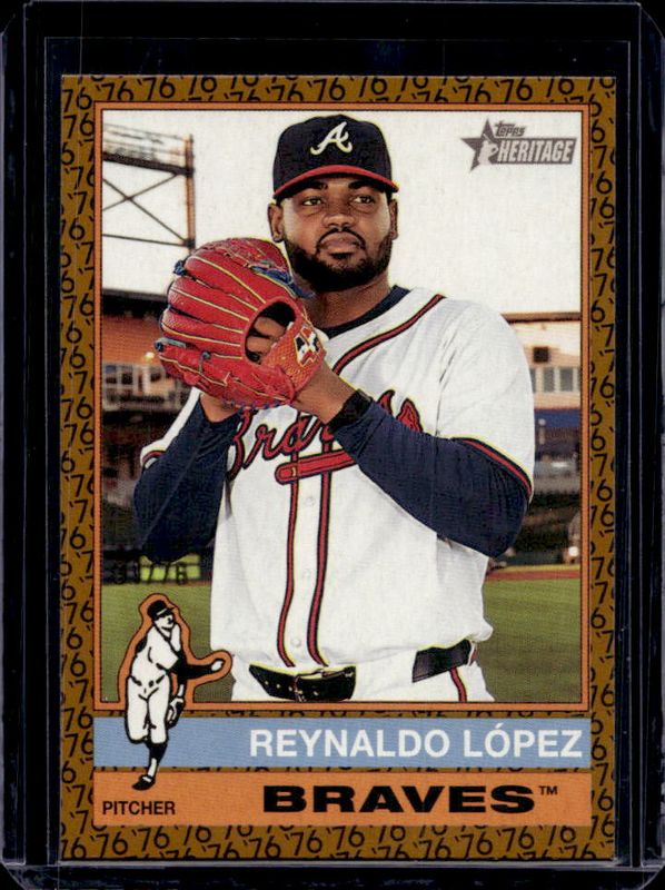 Reynaldo Lopez 2025 Topps Heritage #19 Color of the Year /76 RAW