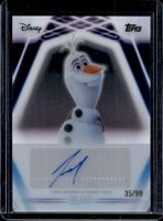 Olaf 2026 Topps Disney Neon #TNA-JG Topps Neon Autographs PETG