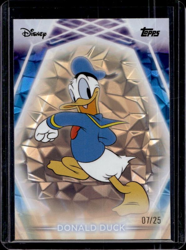 Donald Duck 2026 Topps Disney Neon #196 Orange Diamante /25 Price