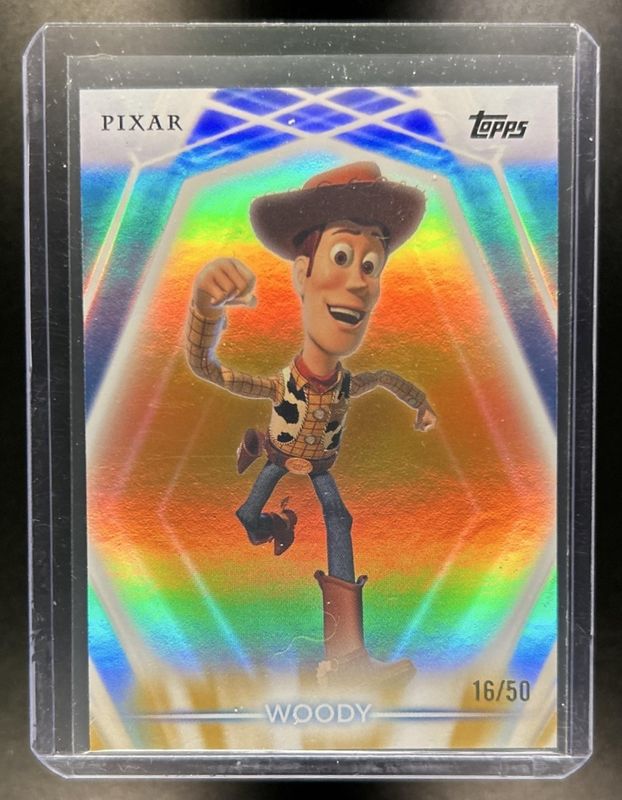 Woody 2026 Topps Disney Neon #32 Gold /50 Price Guide - Sports