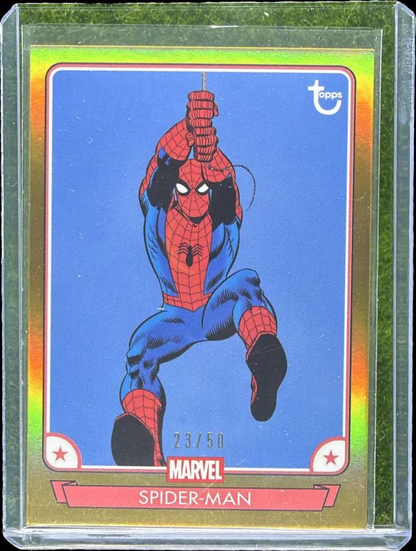 2026 Topps Brooklyn Collection Marvel Captain America #23 Gold /50