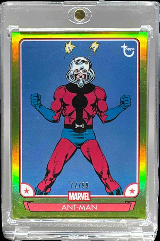 2026 Topps Brooklyn Collection Marvel Captain America #10 Chartreuse /99