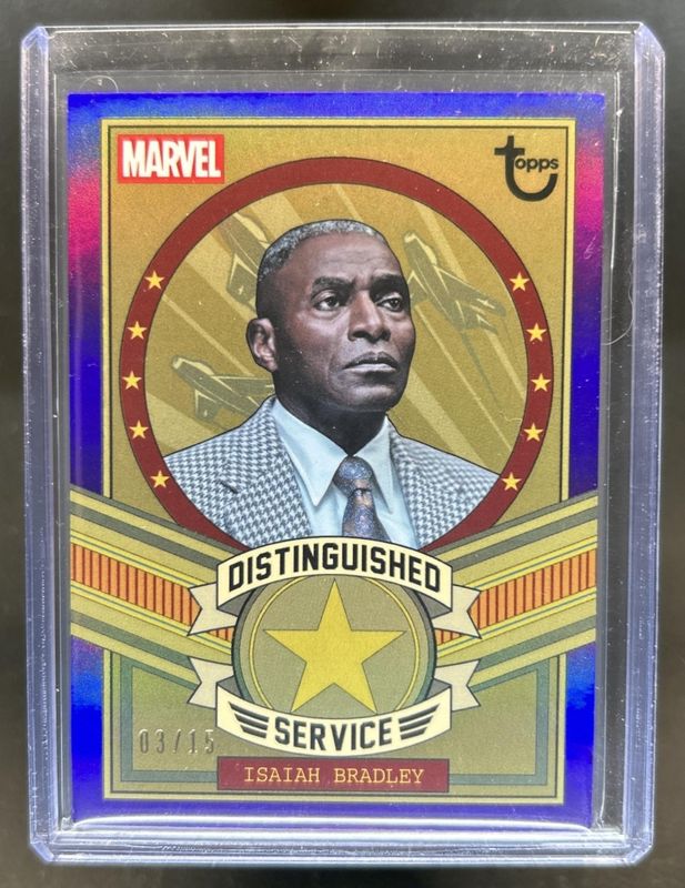2026 Topps Brooklyn Collection Marvel Captain America #DS-17 Distinguished Service - Purple /15