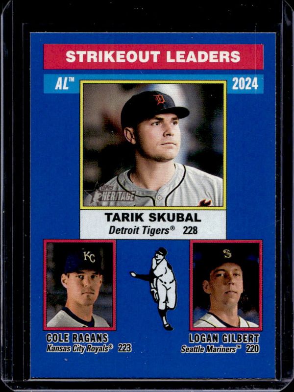 Logan Gilbert 2025 Topps Heritage #204 Dark Blue Border RAW
