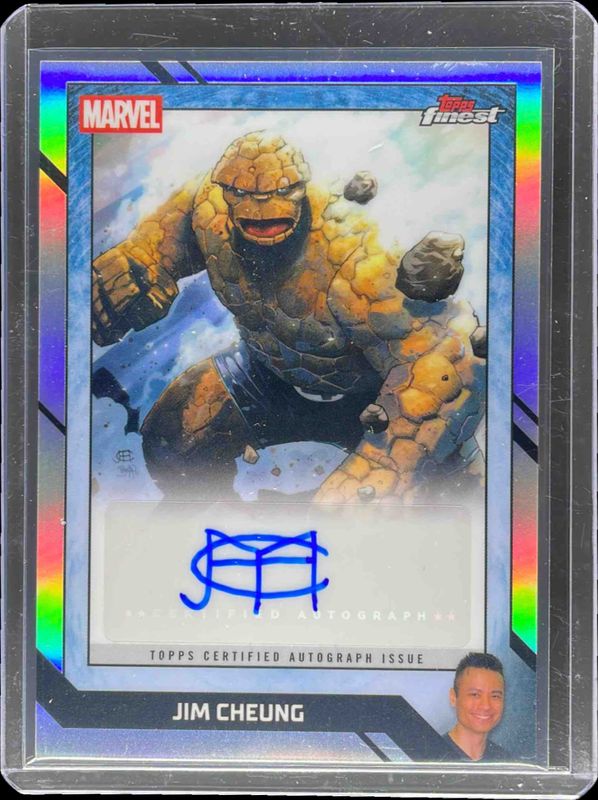 2026 Topps Marvel Finest The Fantastic Four 65th Anniversary #CB-JC Comic Book Artist Autographs