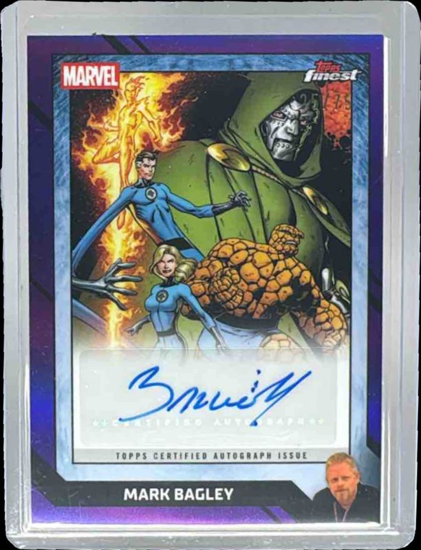 2026 Topps Marvel Finest The Fantastic Four 65th Anniversary #CB-MY Comic Book Artist Autographs - Purple Refractor /75