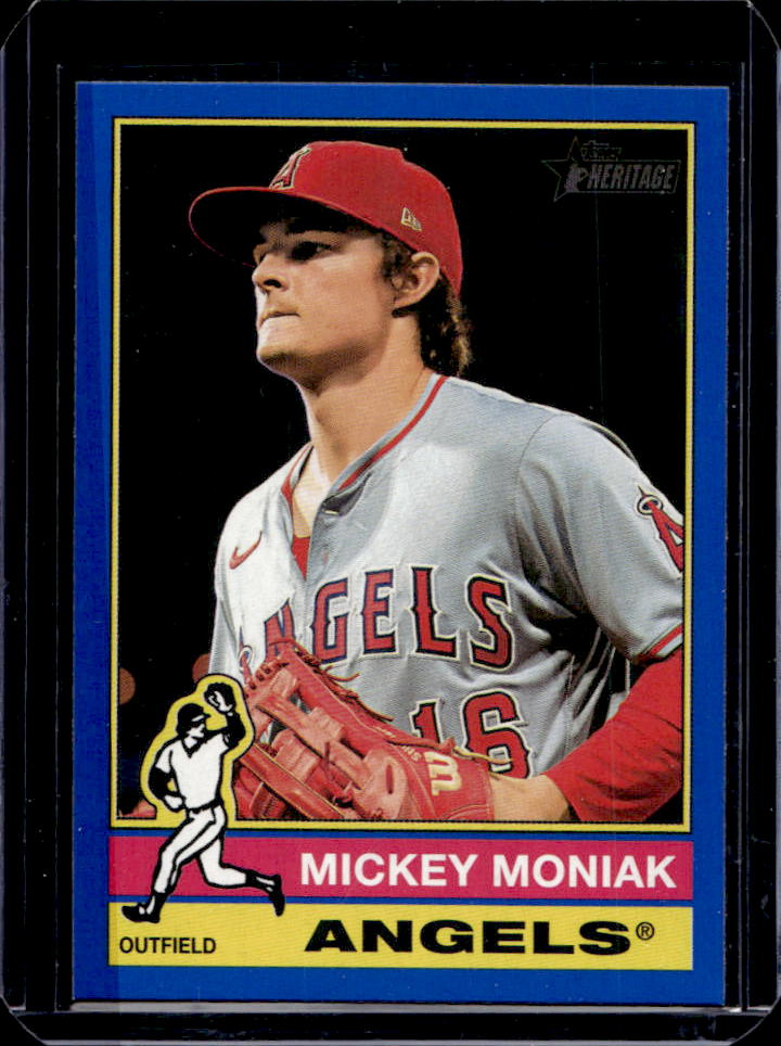Mickey Moniak 2025 Topps Heritage #337 Dark Blue Border