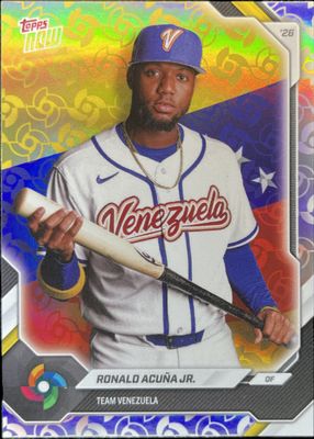 2026 Topps Now WBC Venezuela Team Set WBC Logo Parallel