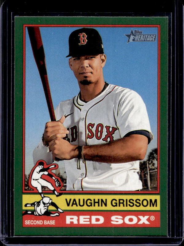 Vaughn Grissom 2025 Topps Heritage #331 Dark Green Border RAW