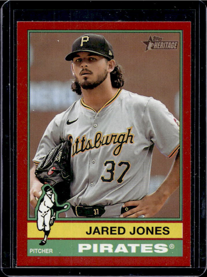 Jared Jones 2025 Topps Heritage #149 Red Border Price Guide - Sports ...