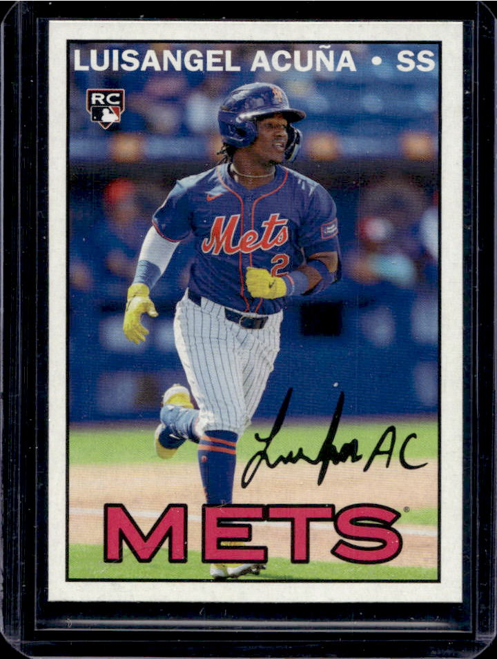 Luisangel Acuna 2025 Topps Heritage #H25-16 25th Anniversary Price