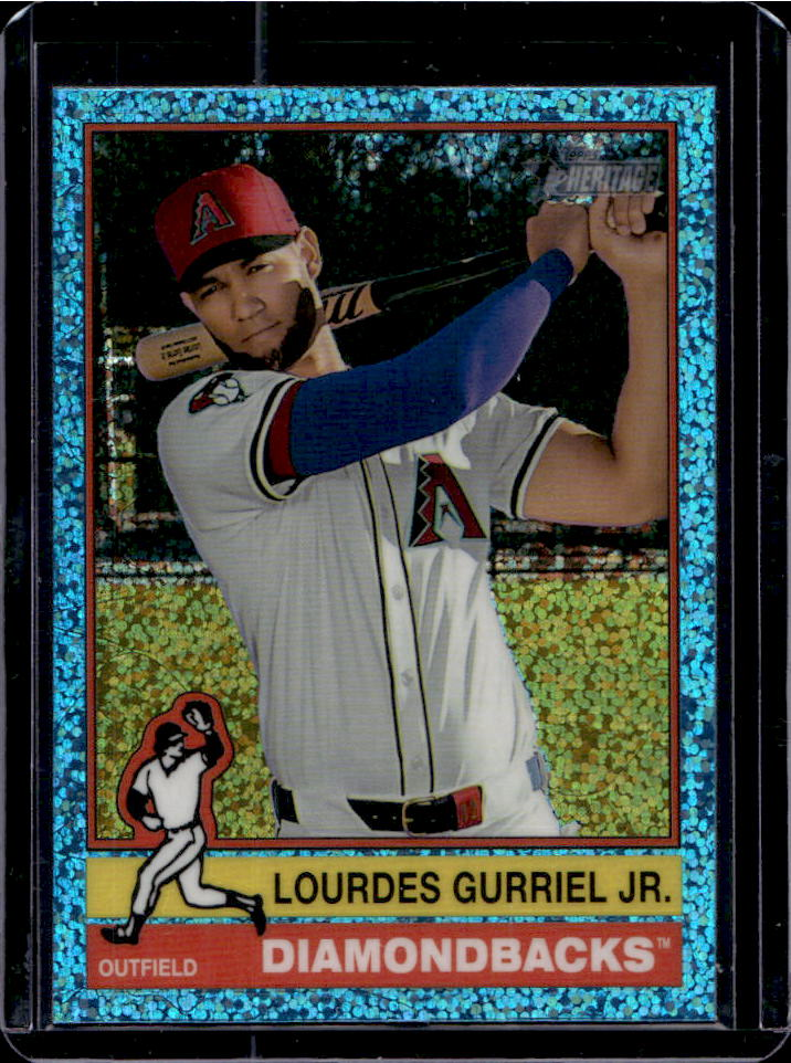 Lourdes Gurriel Jr. 2025 Topps Heritage #164 Chrome - Aqua