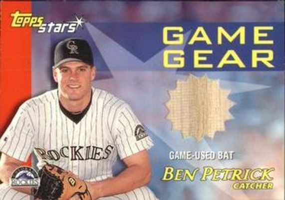 2000 Topps Stars #GGB8 Game Gear - Bats