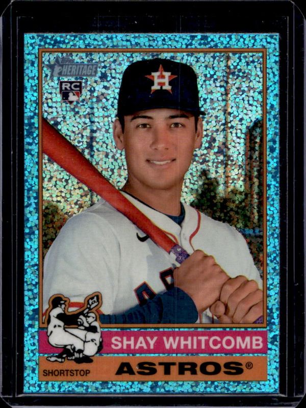 2025 Topps Heritage #362 Chrome - Aqua Sparkle Refractor