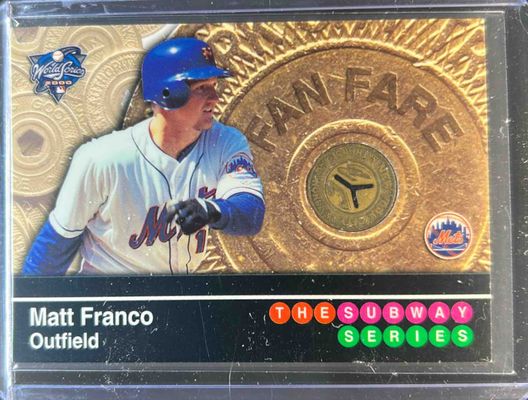 2000 Topps Subway Series #SSR9 FanFare Tokens