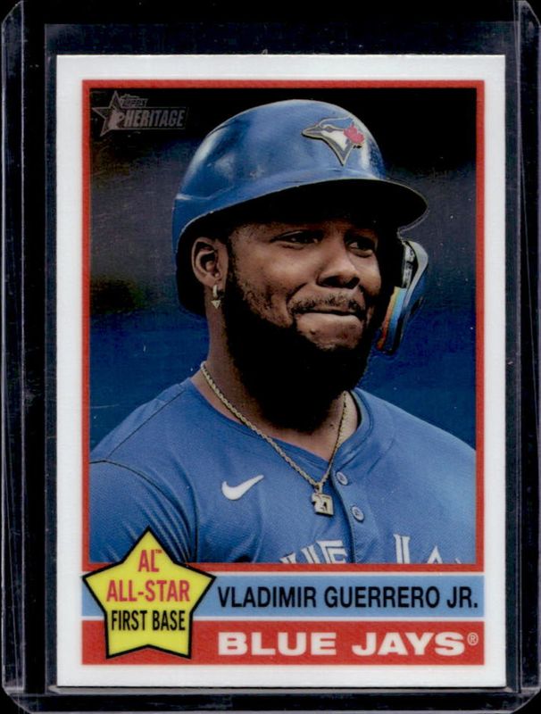 Vladimir Guerrero Jr. 2025 Topps Heritage #165 Chrome RAW