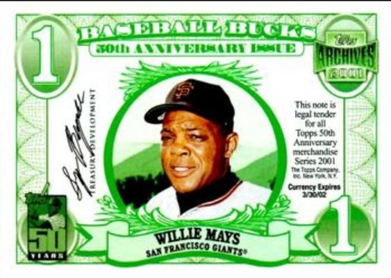 2001 Topps Archives Topps Bucks