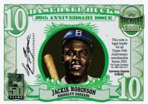 2001 Topps Archives Topps Bucks