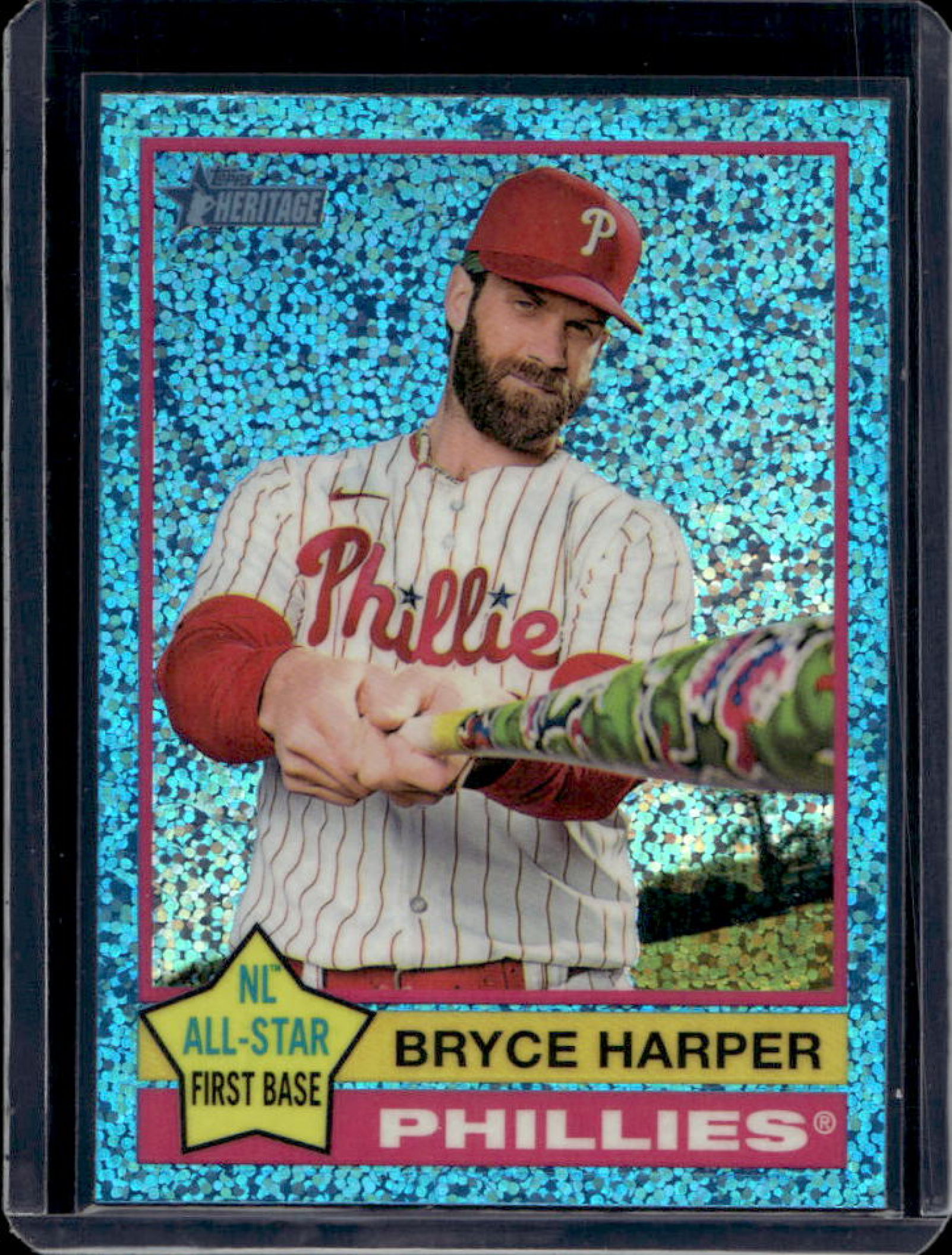 12Y ハーパー 2025 Topps Chrome Black Depth of Darkness Bryce Harper #DOD