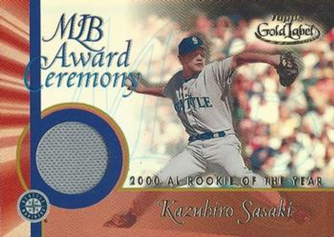 2001 Topps Gold Label #GLR-KS MLB Award Ceremony Relics