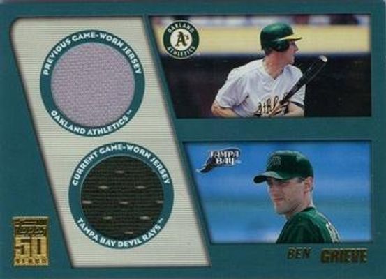 2001 Topps Traded #TTR-BG Dual Jersey Relics