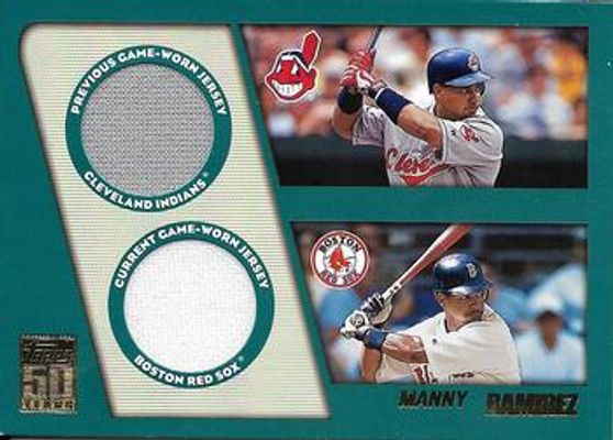 2001 Topps Traded #TTR-MR Dual Jersey Relics