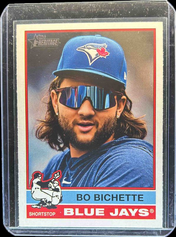 Bo Bichette 2025 Topps Heritage #43 Image Variation /SP RAW