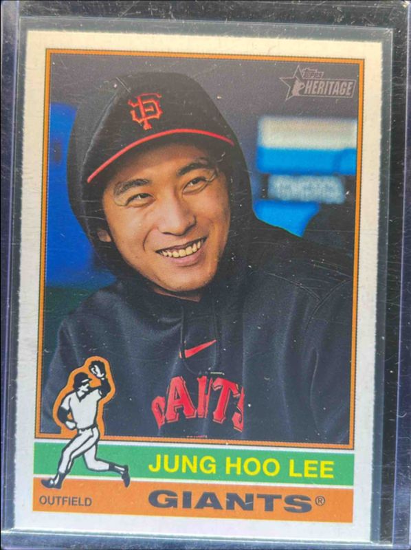 Jung Hoo Lee 2025 Topps Heritage #112 Image Variation /SP RAW