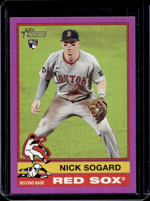 2025 Topps Heritage #133 Light Purple Border