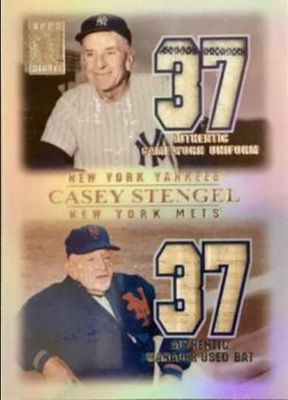 2001 Topps Tribute #CSYM Dual Relics