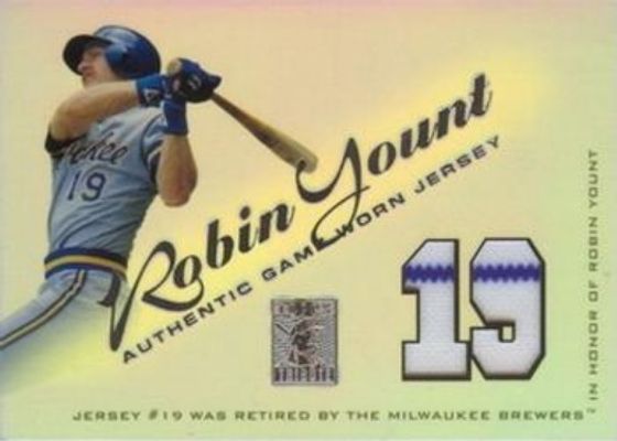 2001 Topps Tribute #RJ-RY Game Worn Relics