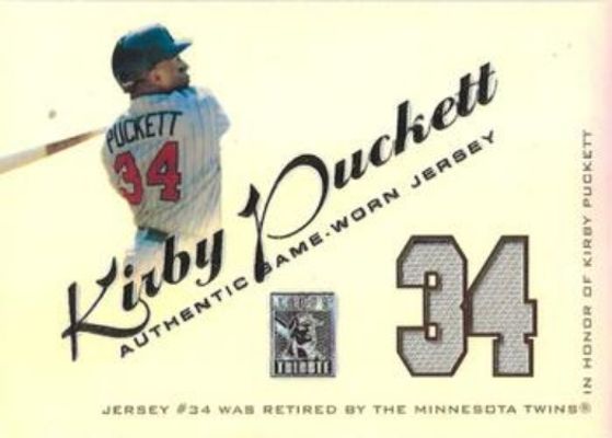 2001 Topps Tribute #RJ-KP Game Worn Relics