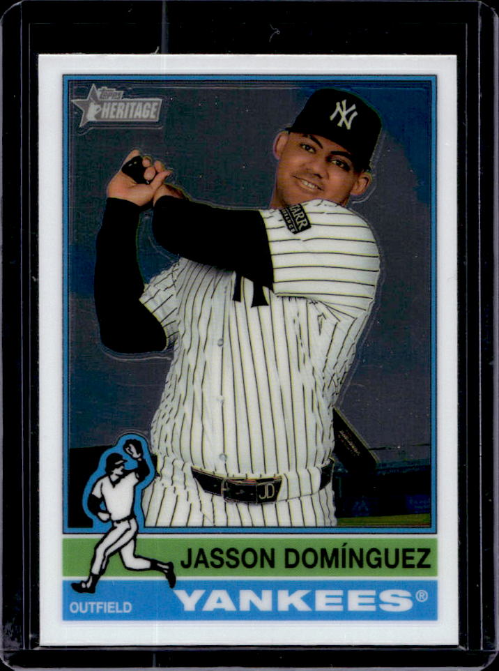 イ*ラ様 【最新版】TOPPS HERITAGE MLB ジェイソン・ドミンゲス 2025 Topps Heritage Jasson Dominguez SP #453 Yankees | eBay