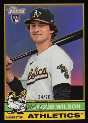 2025 Topps Heritage #15 Chrome - Black Refractor /76