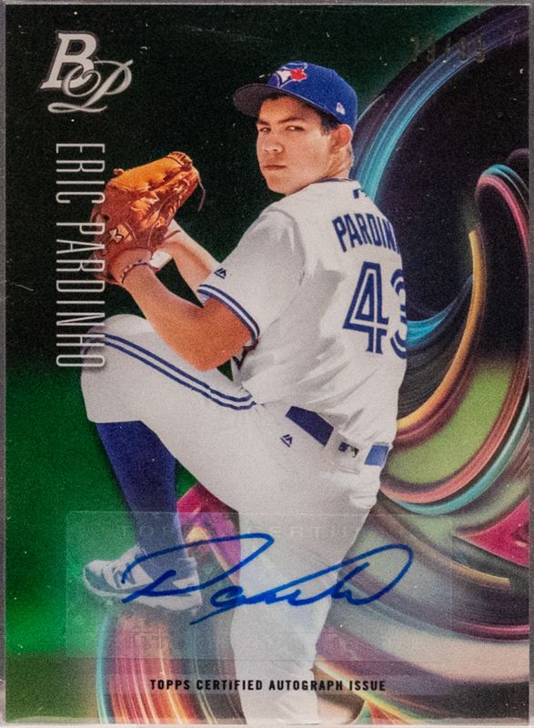 2018 Bowman Platinum #TOP-95 Top Prospects Autographs - Green /99