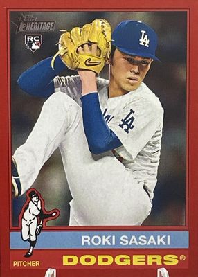 2025 Topps Heritage #224 Red Border