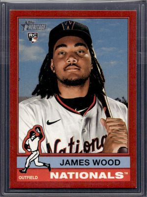 2025 Topps Heritage #231 Red Border
