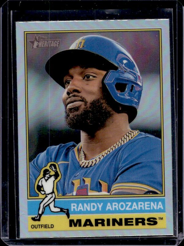 Randy Arozarena 2025 Topps Heritage #44 Chrome RAW