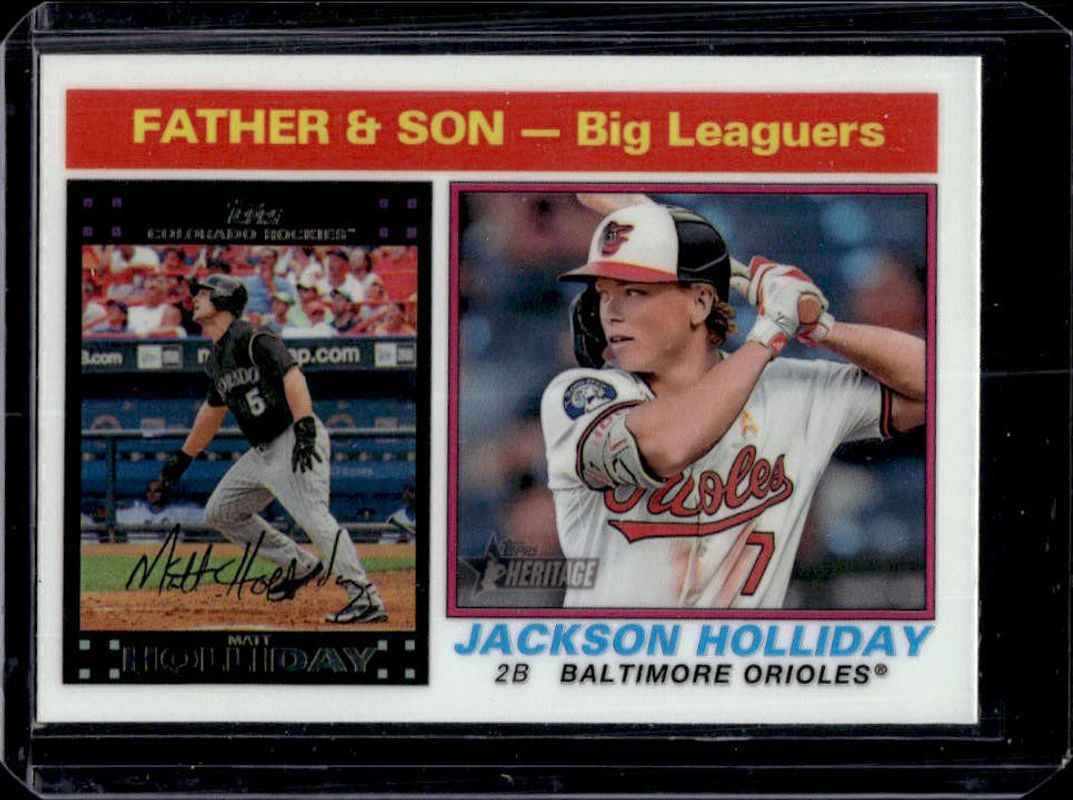 Matt Holliday 2025 Topps Heritage #66 Chrome RAW