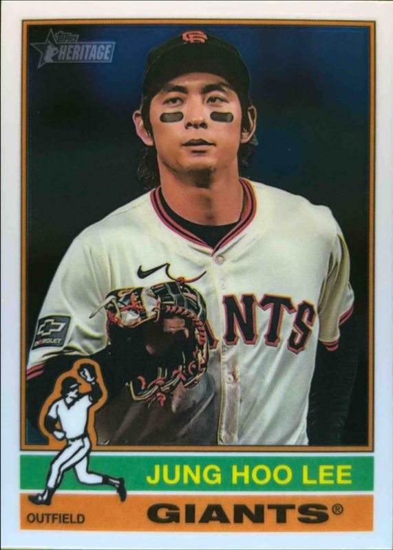 Jung Hoo Lee 2025 Topps Heritage #112 Chrome RAW