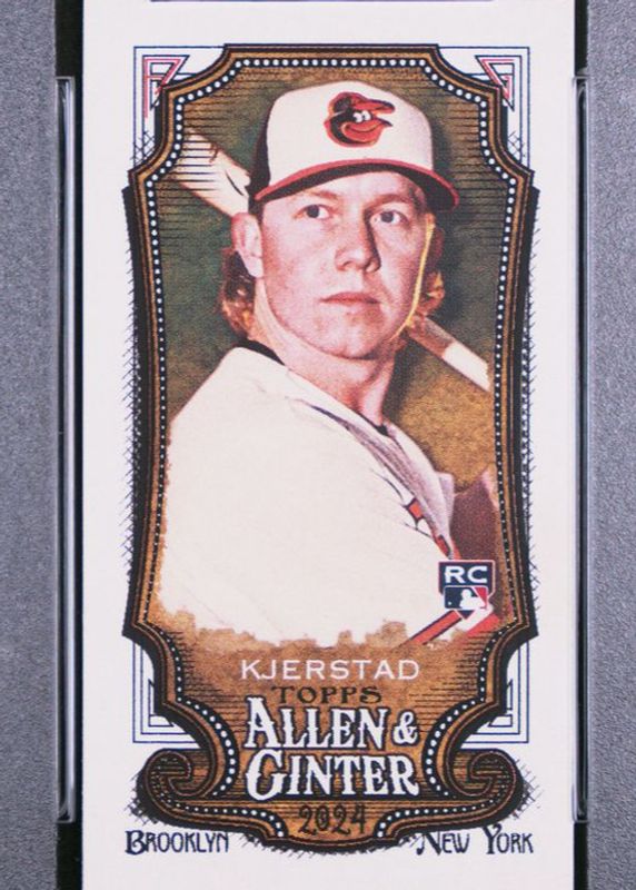 Heston Kjerstad 2024 Topps Allen & Ginter #49 Allen & Ginter Back Mini Rookie RAW