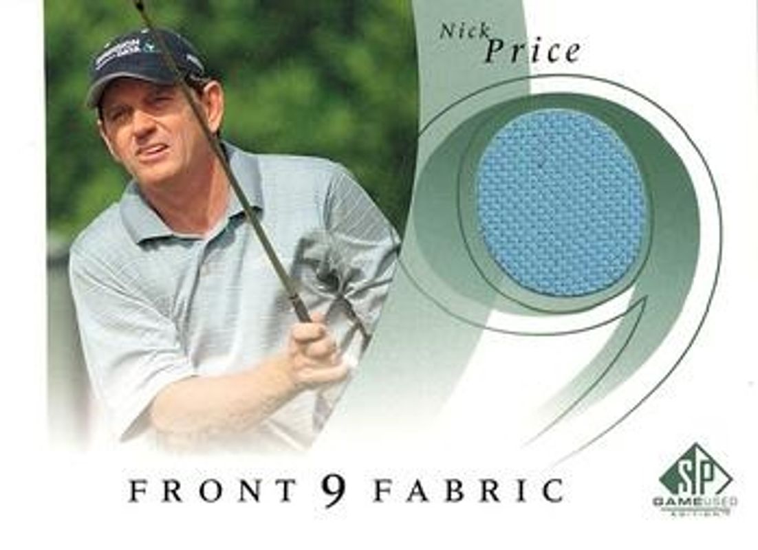 2002 SP Game Used #F9S-NP Front 9 Fabric