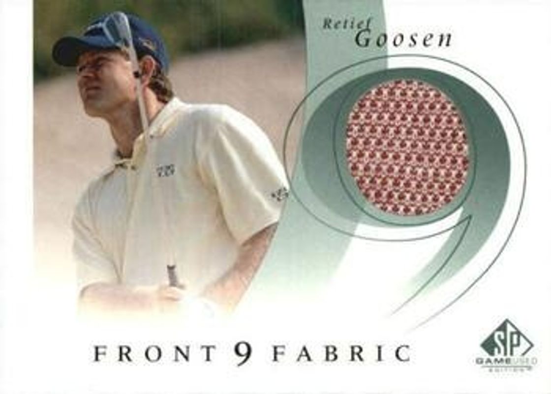 2002 SP Game Used #F9S-RG Front 9 Fabric